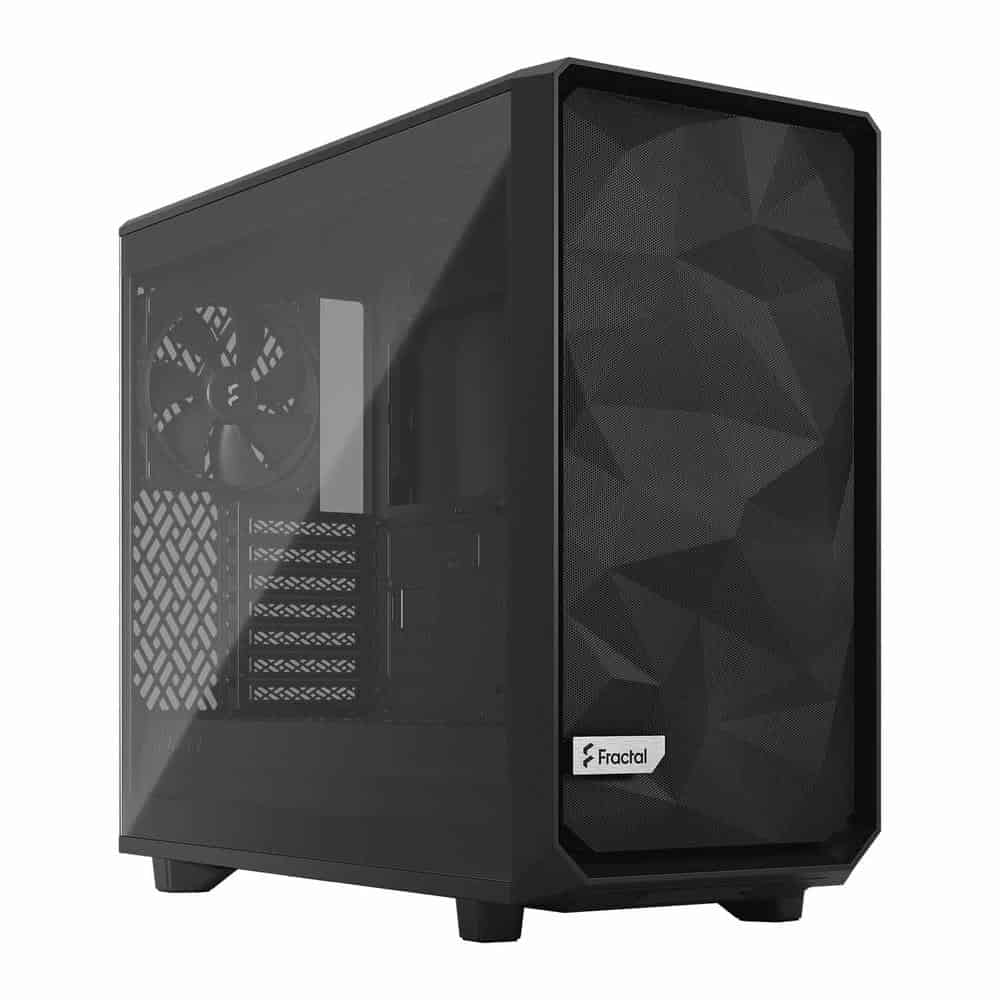 Fractal Meshify 2 Lite Black Mid Tower Tempered Glass PC Case